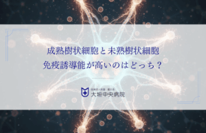 成熟樹状細胞と未熟樹状細胞｜免疫誘導能が高いのはどっち？