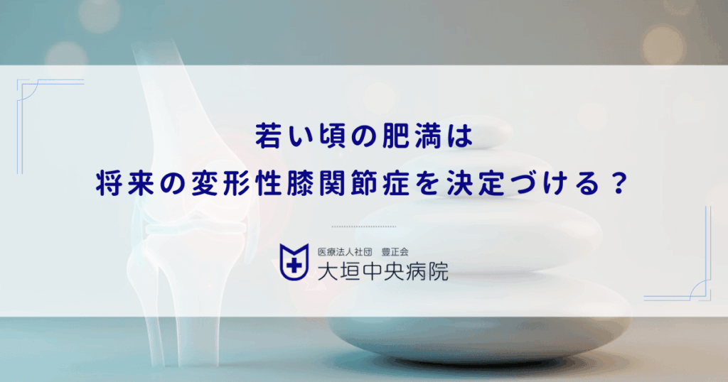 若い頃の肥満は将来の変形性膝関節症を決定づける？蓄積荷重と軟骨寿命