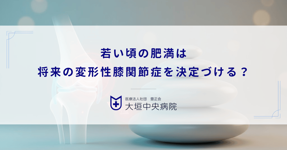 若い頃の肥満は将来の変形性膝関節症を決定づける？蓄積荷重と軟骨寿命