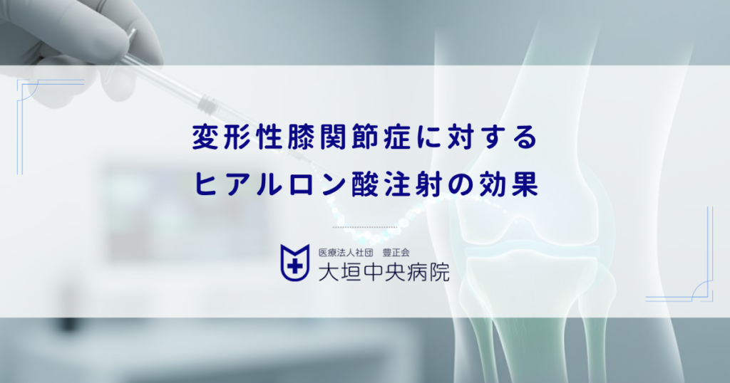 変形性膝関節症に対するヒアルロン酸注射の効果｜潤滑機能と衝撃吸収作用の仕組み
