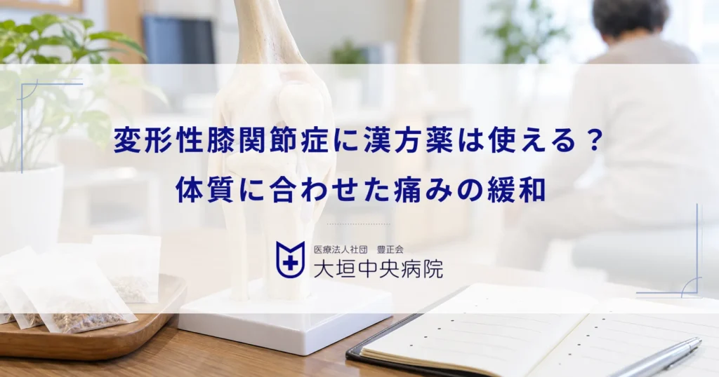 変形性膝関節症の治療に漢方薬は使える？体質に合わせた痛みの緩和アプローチ