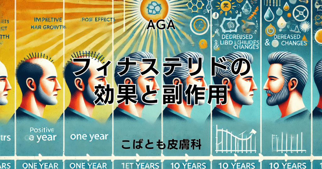 フィナステリドの効果と副作用。1年後10年後はどうなってる？