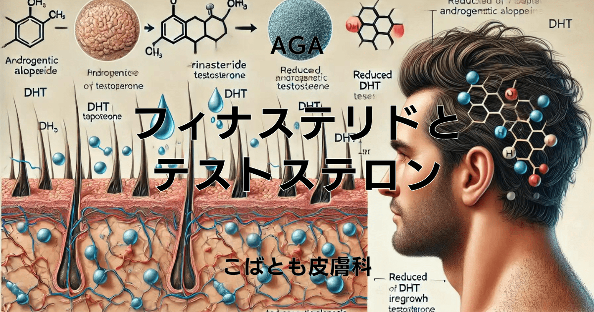 フィナステリドでテストステロンを抑えて脱毛抑制する事は可能か？