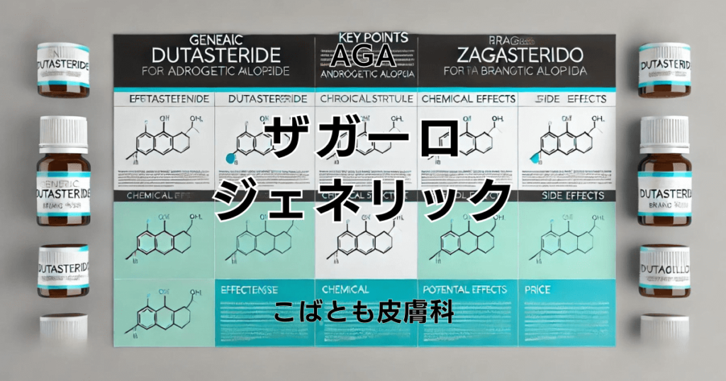 ザガーロのジェネリックは効かない？デュタステリドとの違いはある？