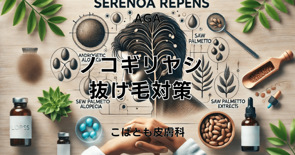 抜け毛対策にノコギリヤシは有効？正しい選び方と使用時のポイント