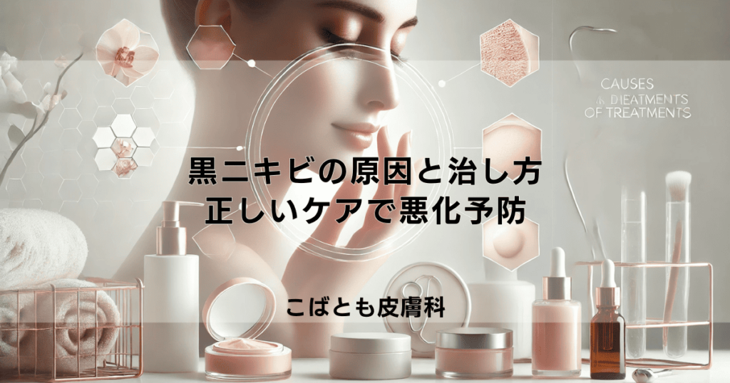 黒ニキビの原因と治し方 - 正しいケアで防ぐ悪化予防