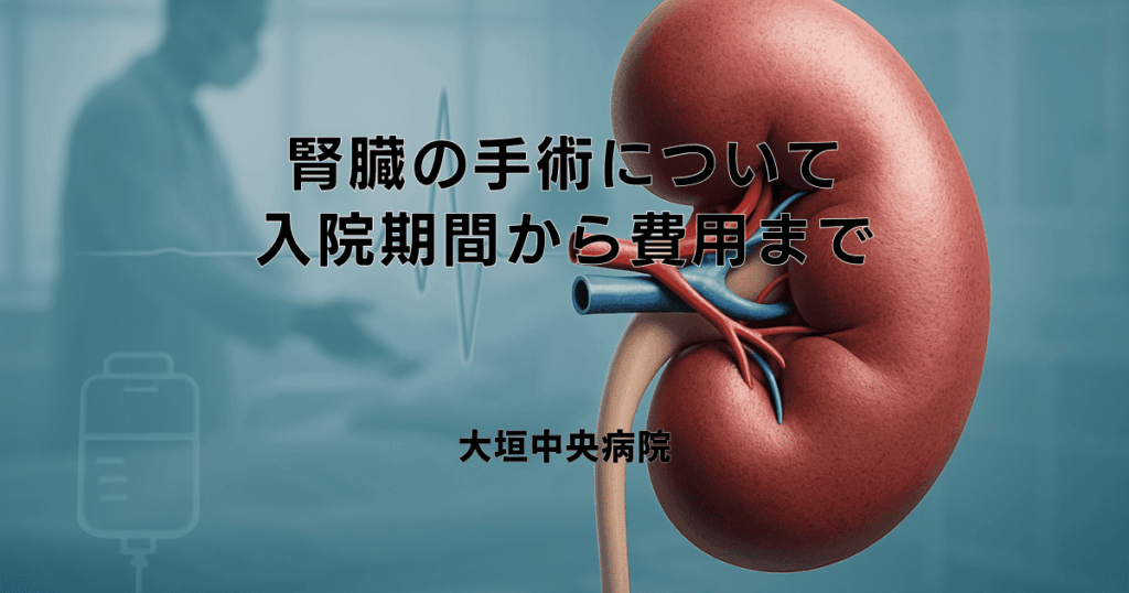 腎臓の手術について｜入院期間から費用まで詳しく解説