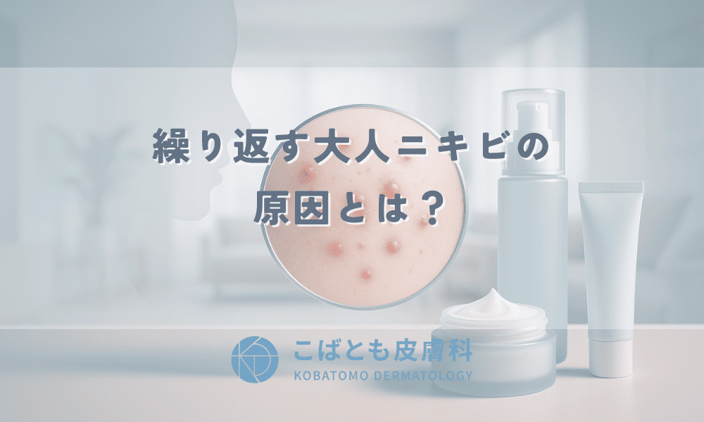 繰り返す大人ニキビの原因とは？今日からできる治し方とスキンケアのコツ