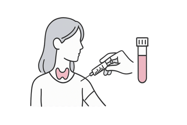 血液検査(自己抗体、甲状腺異常のチェック)のイメージ
