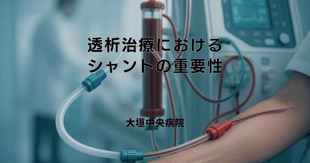 透析治療におけるシャントの重要性と管理方法について