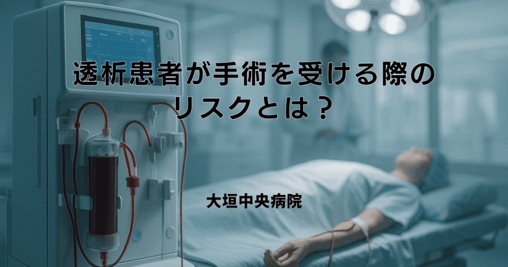透析患者が手術を受ける際のリスクとは？安全に臨むための注意点