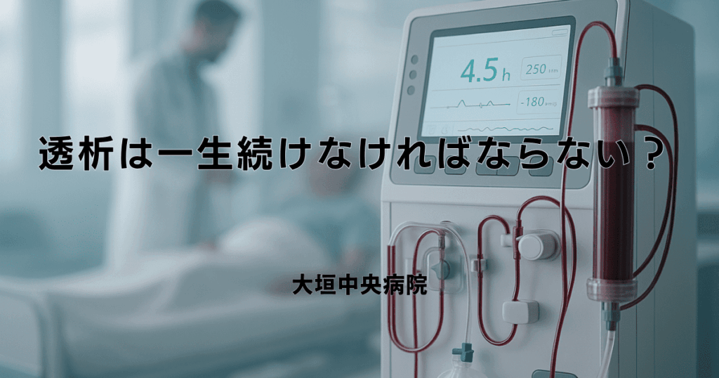 透析は一生続けなければならない？治療期間と他の選択肢について