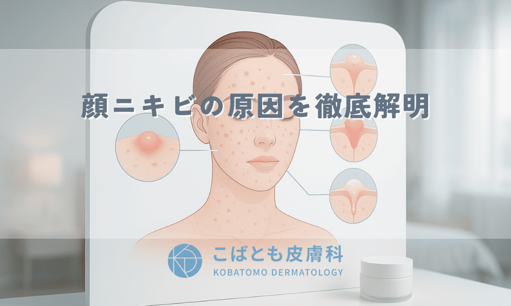 顔ニキビの原因を徹底解明！部位別の特徴とすぐにできる改善策