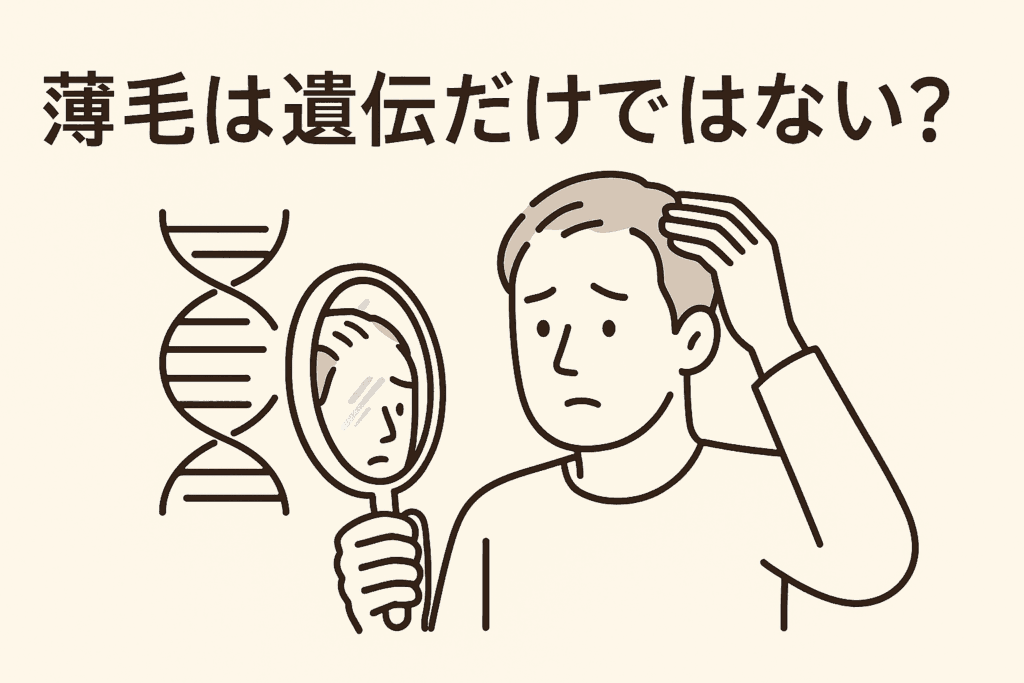 薄毛は遺伝だけではない？