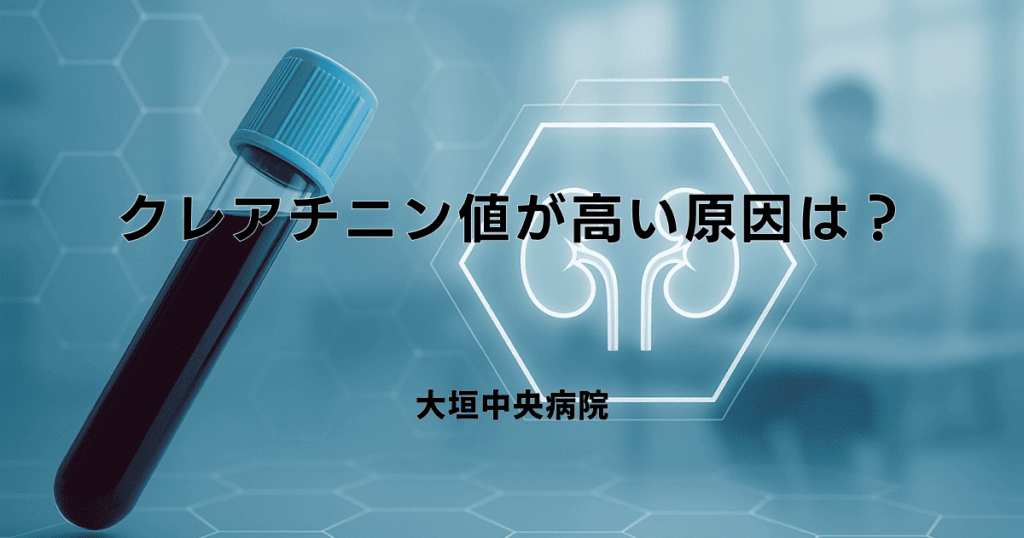 クレアチニン値が高い原因は？