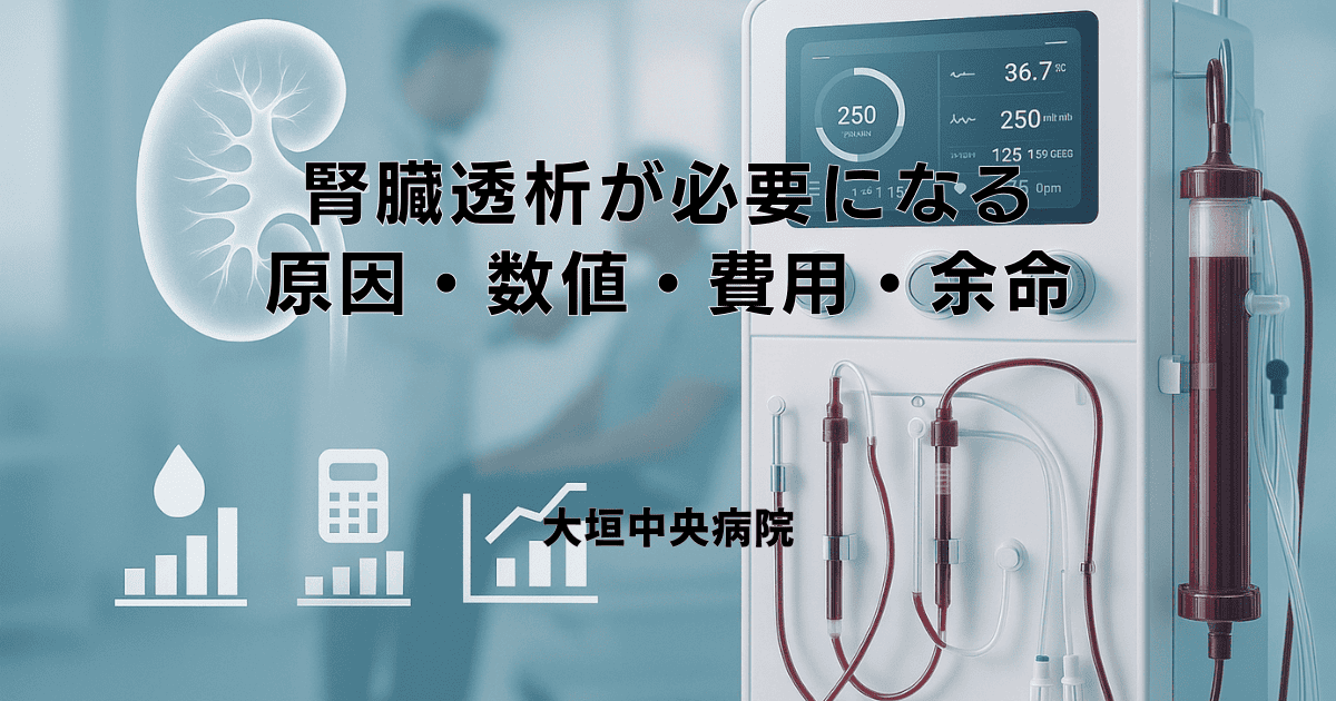 腎臓透析が必要になる原因・数値・費用・余命｜知っておきたい基本情報