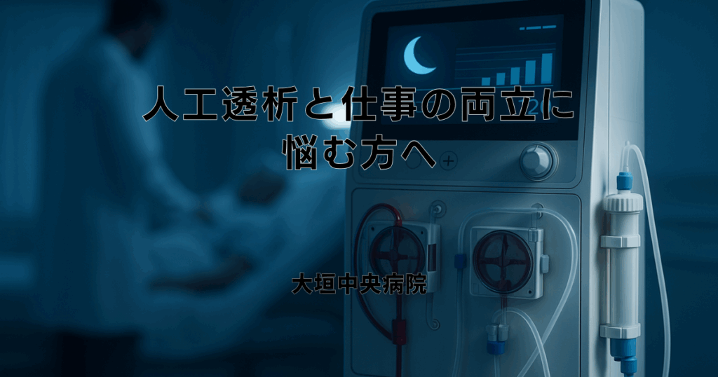 人工透析と仕事の両立に悩む方へ - 夜間透析による新たな治療選択肢
