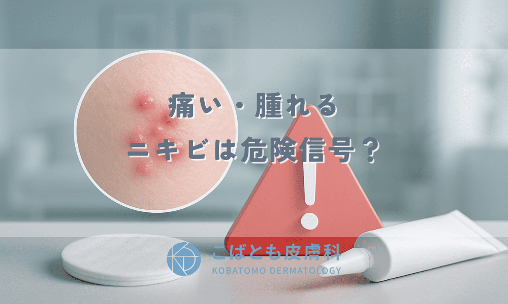 痛い・腫れるニキビは危険信号？すぐに試せる対処法と皮膚科受診の目安