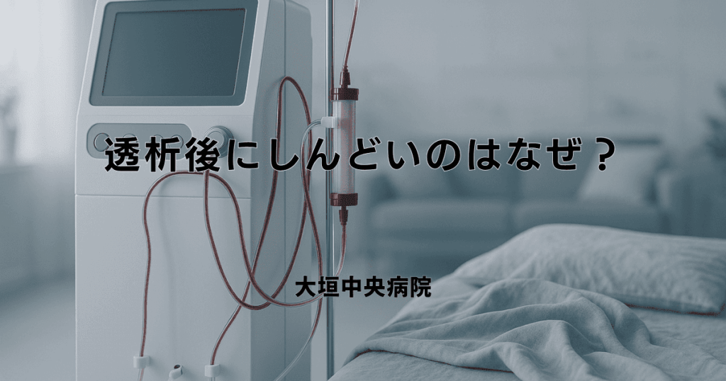 透析後にしんどいのはなぜ？原因と対処法、楽に過ごすための工夫