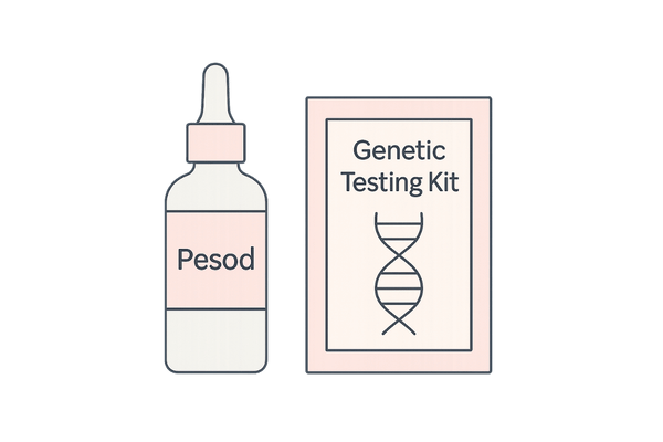 Pesodの育毛剤と遺伝子検査キット