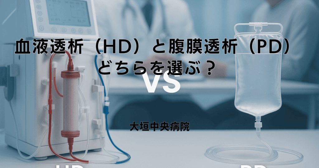 血液透析（HD）と腹膜透析（PD）どちらを選ぶ？違いと特徴を徹底比較