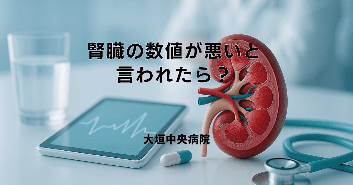 腎臓の数値が悪いと言われたら？原因と日常生活で気をつけること