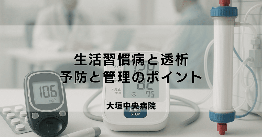 糖尿病・高血圧などの生活習慣病と透析の関係｜予防と管理のポイント