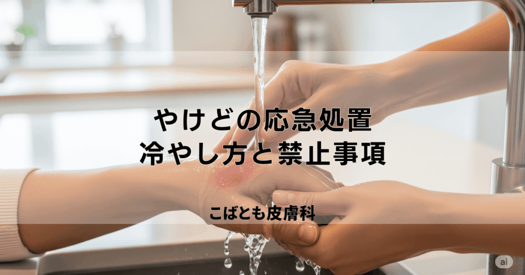 【やけど応急処置】まず何をすべき？正しい冷やし方とやってはいけないこと
