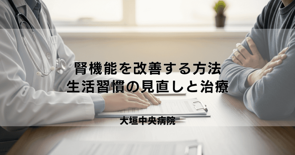 低下した腎機能を改善する方法はある？生活習慣の見直しと治療法