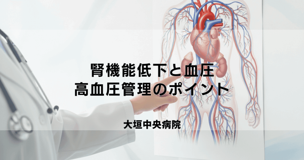 腎機能低下と血圧の関係｜なぜ高血圧になりやすい？管理のポイント