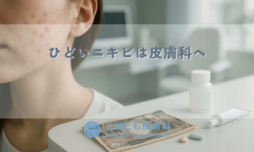 「ひどいニキビ」は皮膚科へ。保険適用でできる治療法と費用まとめ