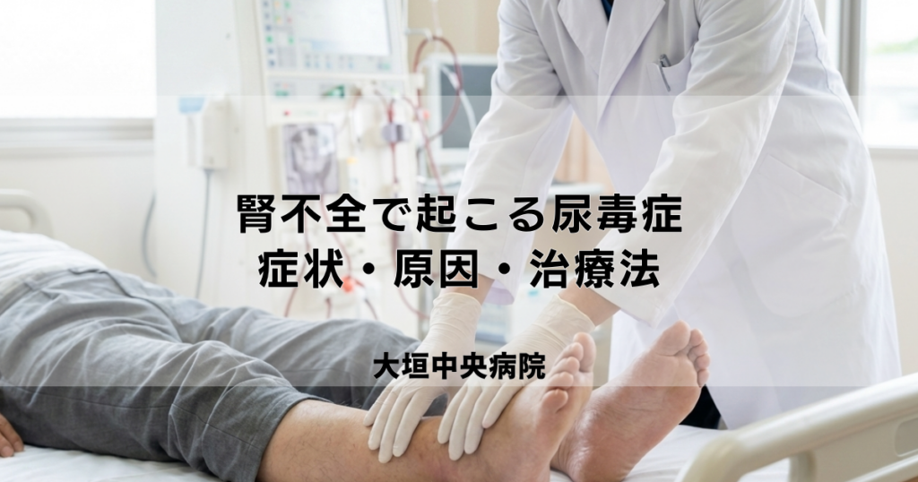 尿毒症とは？腎不全で起こる症状・原因・治療法を解説