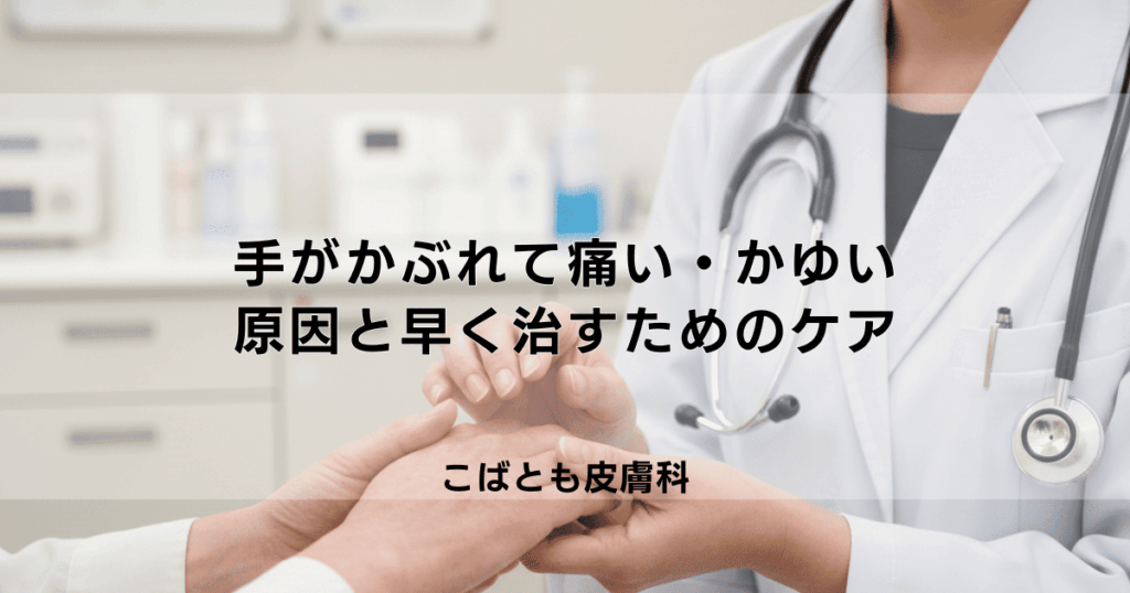 手がかぶれて痛い・かゆい！原因と早く治すための正しいハンドケア