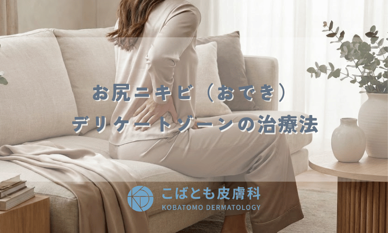 お尻ニキビ（おでき）が座ると痛い！恥ずかしくて相談できないデリケートゾーンの治療法