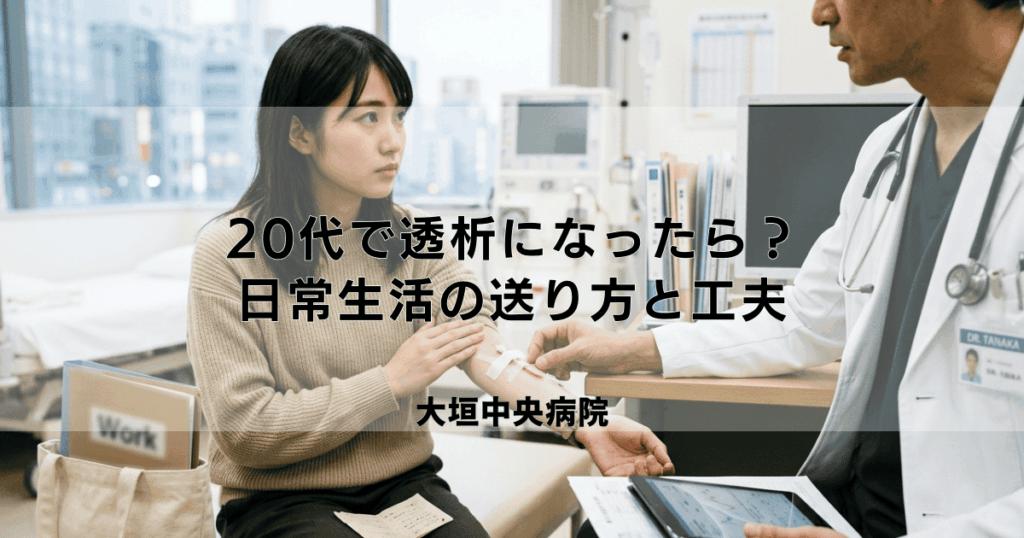 20代で透析になったら？仕事・恋愛・日常生活の送り方と工夫
