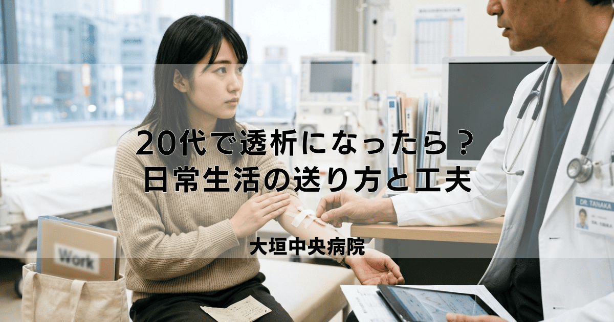 20代で透析になったら？仕事・恋愛・日常生活の送り方と工夫