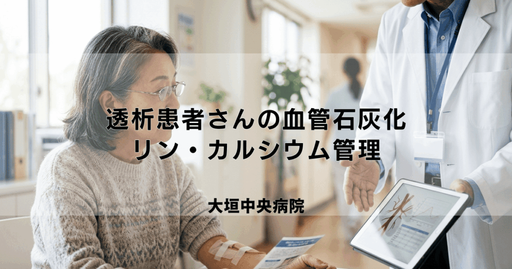 透析患者さんの血管石灰化｜原因となるリン・カルシウム管理の重要性