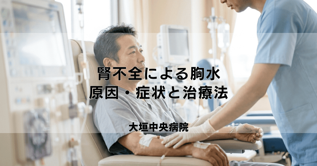 腎不全による胸水|原因・症状と治療法(透析・穿刺など)