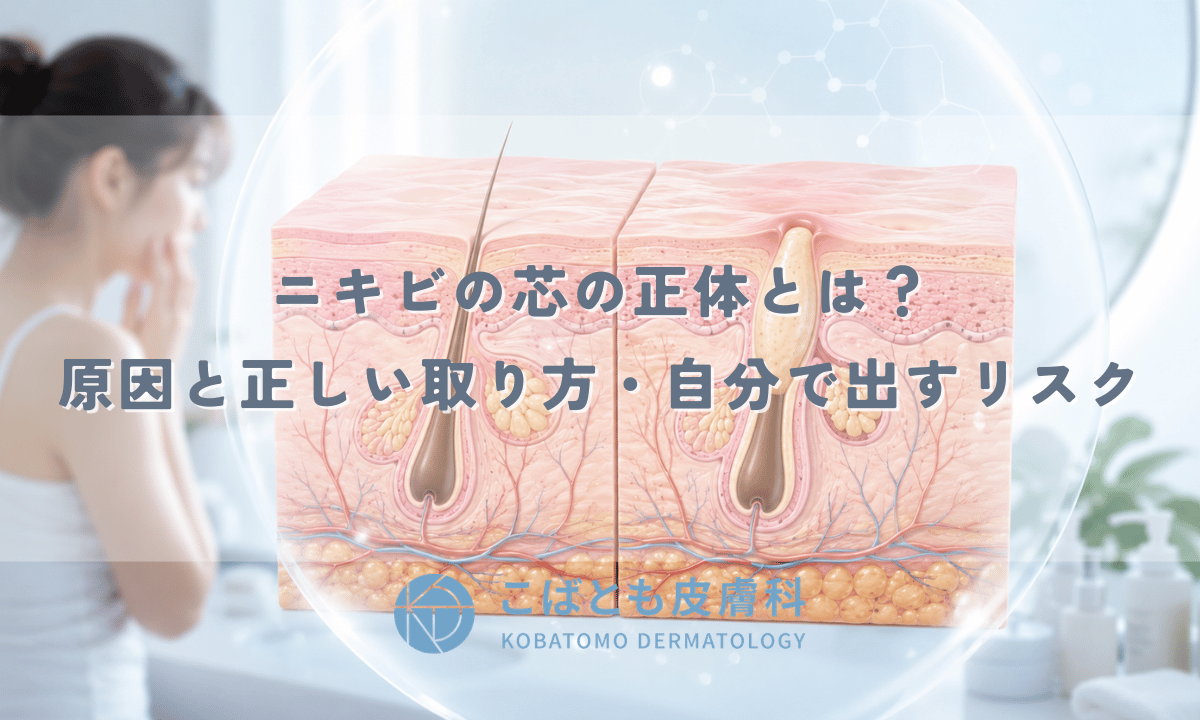 ニキビの芯の正体とは?できる原因と正しい取り方・自分で出すリスク