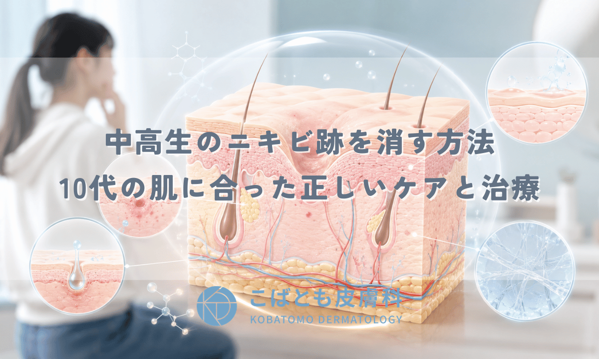 中高生のニキビ跡を消す方法｜10代の肌に合った正しいケアと皮膚科治療