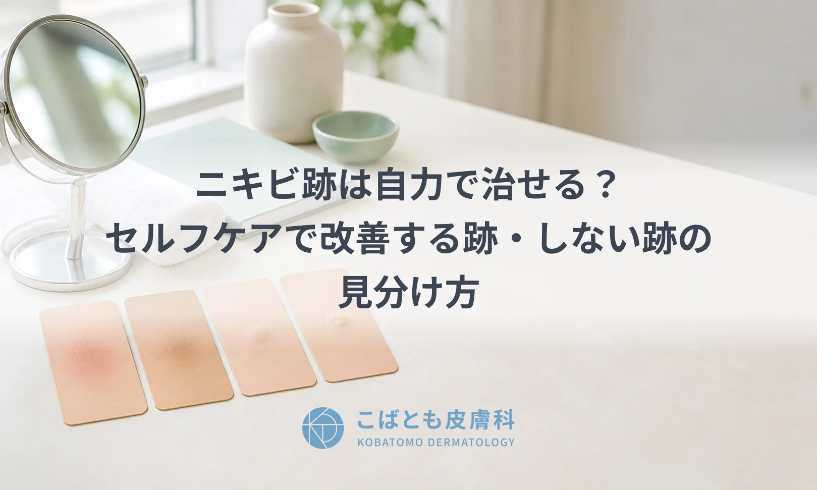 ニキビ跡は自力で治せる？セルフケアで改善する跡・しない跡の見分け方