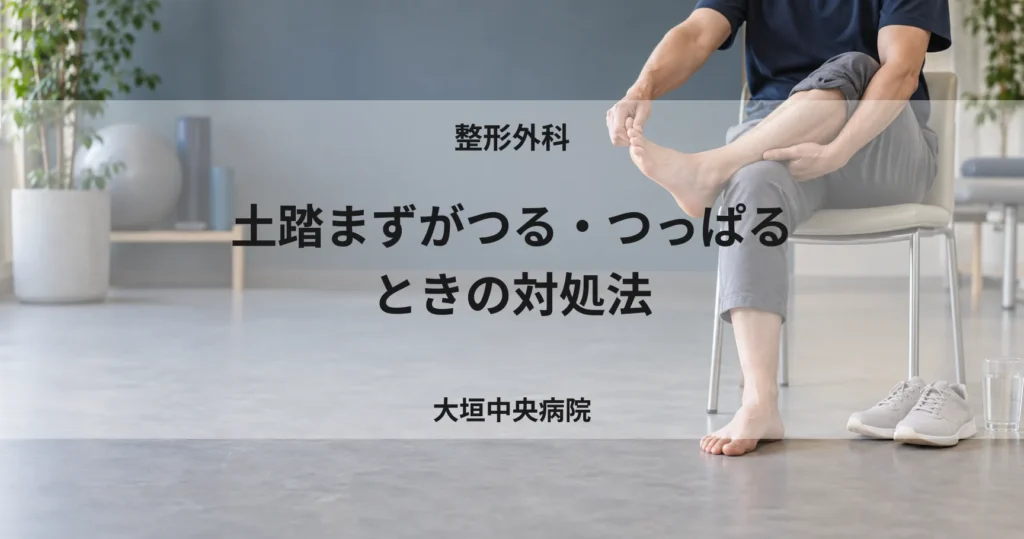 土踏まずがつる・つっぱるときの対処法