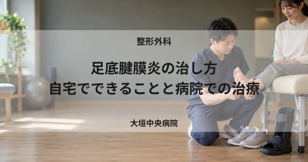 足底腱膜炎の治し方｜自宅でできることと病院での治療